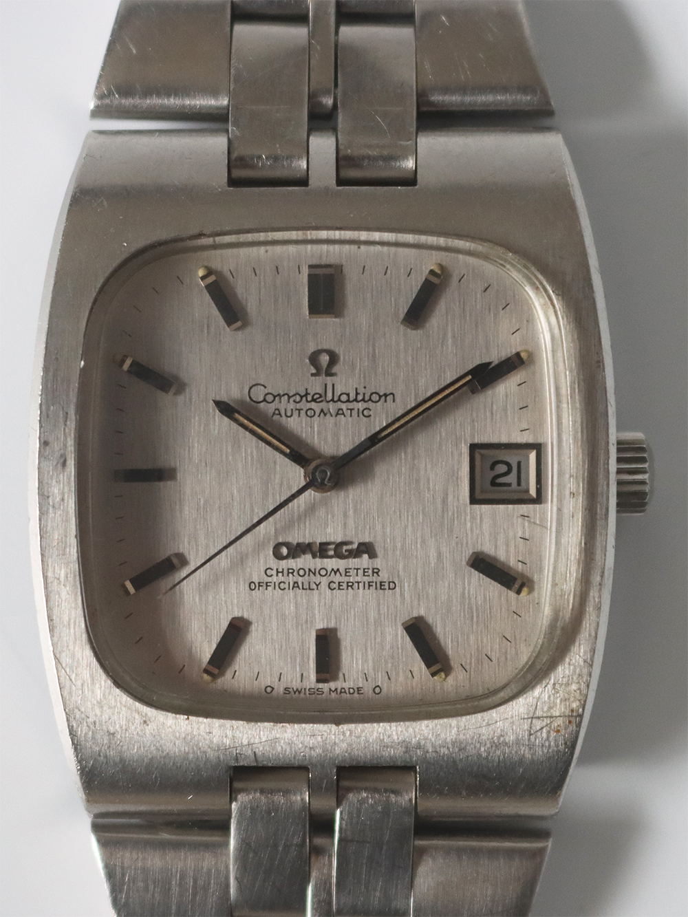 OMEGA SS クッションヘビーケース オートマチック「Constellation」