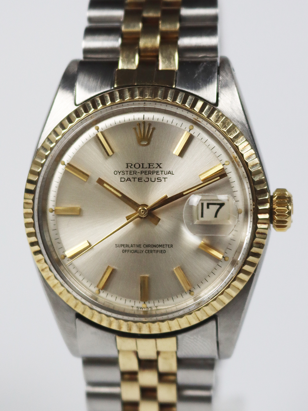 ROLEX SS/14K. オイスターパーペチュアル「DATEJUST」